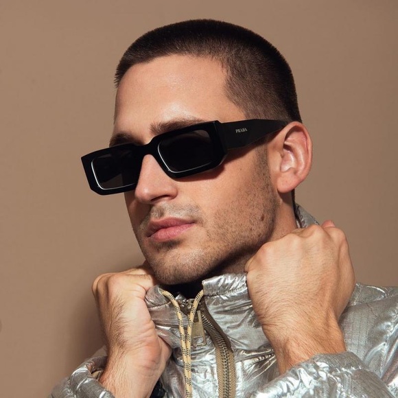 New - 💯Authentic - New - Prada Eyewear PR 06YS rectangle frame sunglasses - Picture 6 of 16